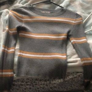 Ribbed Striped Long Sleeve